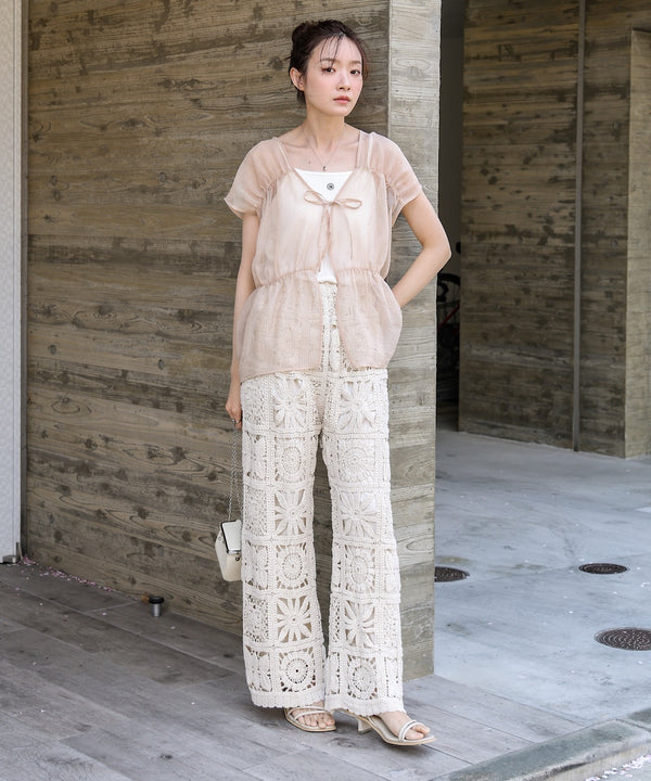 前後２ＷＡＹギャザーブラウス