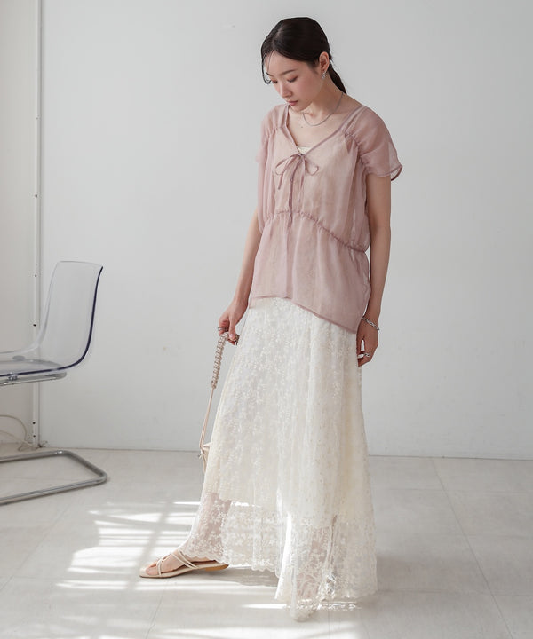 前後２ＷＡＹギャザーブラウス