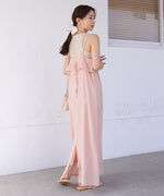 【S・Mサイズ展開】コード刺繍使いキャミワンピース