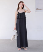 【S・Mサイズ展開】コード刺繍使いキャミワンピース