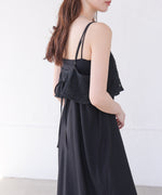 【S・Mサイズ展開】コード刺繍使いキャミワンピース