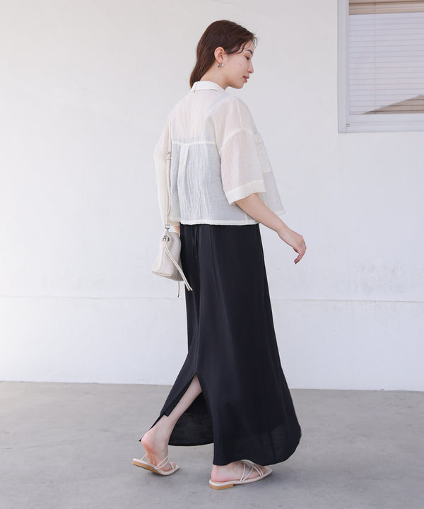 【S・Mサイズ展開】コード刺繍使いキャミワンピース