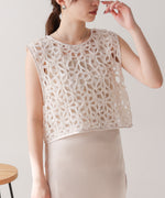 前後２ＷＡＹフラワーレースベスト