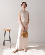 前後２ＷＡＹフラワーレースベスト