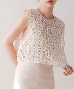 前後２ＷＡＹフラワーレースベスト