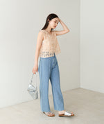 前後２ＷＡＹフラワーレースベスト