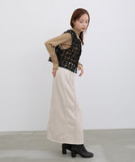 前後２ＷＡＹフラワーレースベスト