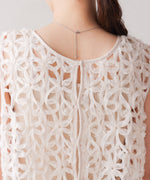 前後２ＷＡＹフラワーレースベスト