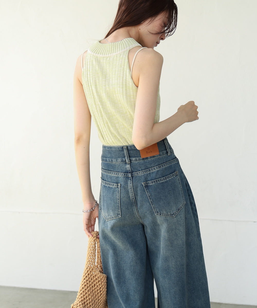 アメスリニットトップス