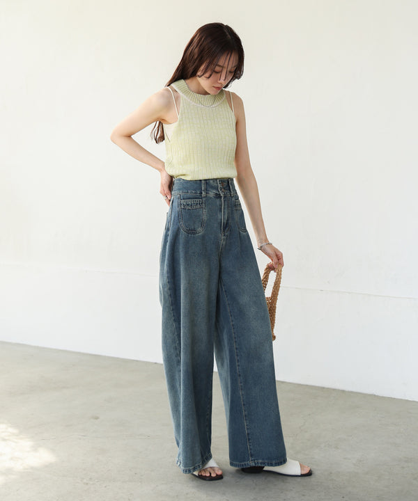 アメスリニットトップス