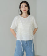 チュールギャザーＴシャツ
