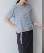 チュールギャザーＴシャツ