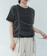 チュールギャザーＴシャツ