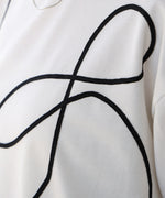 コード刺繍使いＴシャツ