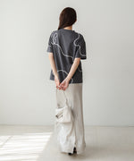 コード刺繍使いＴシャツ