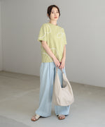 コード刺繍使いＴシャツ