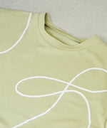 コード刺繍使いＴシャツ