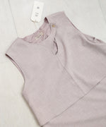 レイヤード風ノースリーブブラウス