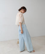 フロントホック刺繍ブラウスジャケット