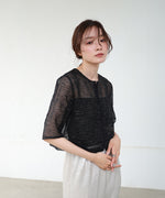 フロントホック刺繍ブラウスジャケット