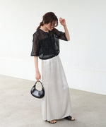 フロントホック刺繍ブラウスジャケット