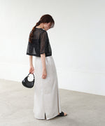 フロントホック刺繍ブラウスジャケット