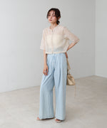 フロントホック刺繍ブラウスジャケット