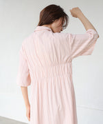 【S・Mサイズ展開】ビスチェ風シャツワンピース