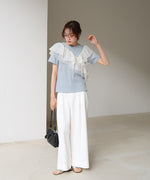 アシメフリルドッキングカットソー