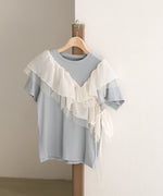 アシメフリルドッキングカットソー