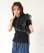 アシメフリルドッキングカットソー
