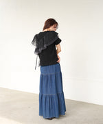 アシメフリルドッキングカットソー