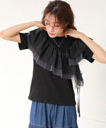 アシメフリルドッキングカットソー