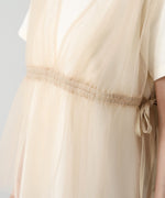 【S・Mサイズ展開】チュールドッキングスウェットワンピース