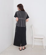 【S・Mサイズ展開】チュールドッキングスウェットワンピース