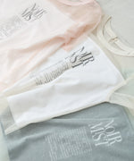 チュールレイヤードロゴＴシャツ