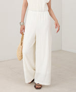 【選べる】【低身長向けサイズあり】前後２ＷＡＹウェーブ柄シュシュ付ワンピース・オールインワン