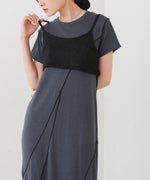 【S・Mサイズ展開】ビスチェセットメローワンピース