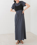 【S・Mサイズ展開】ビスチェセットメローワンピース