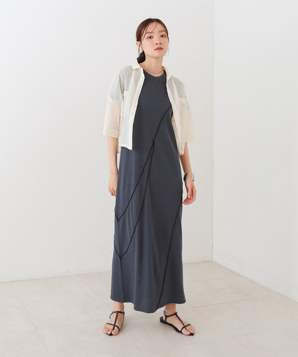 【S・Mサイズ展開】ビスチェセットメローワンピース