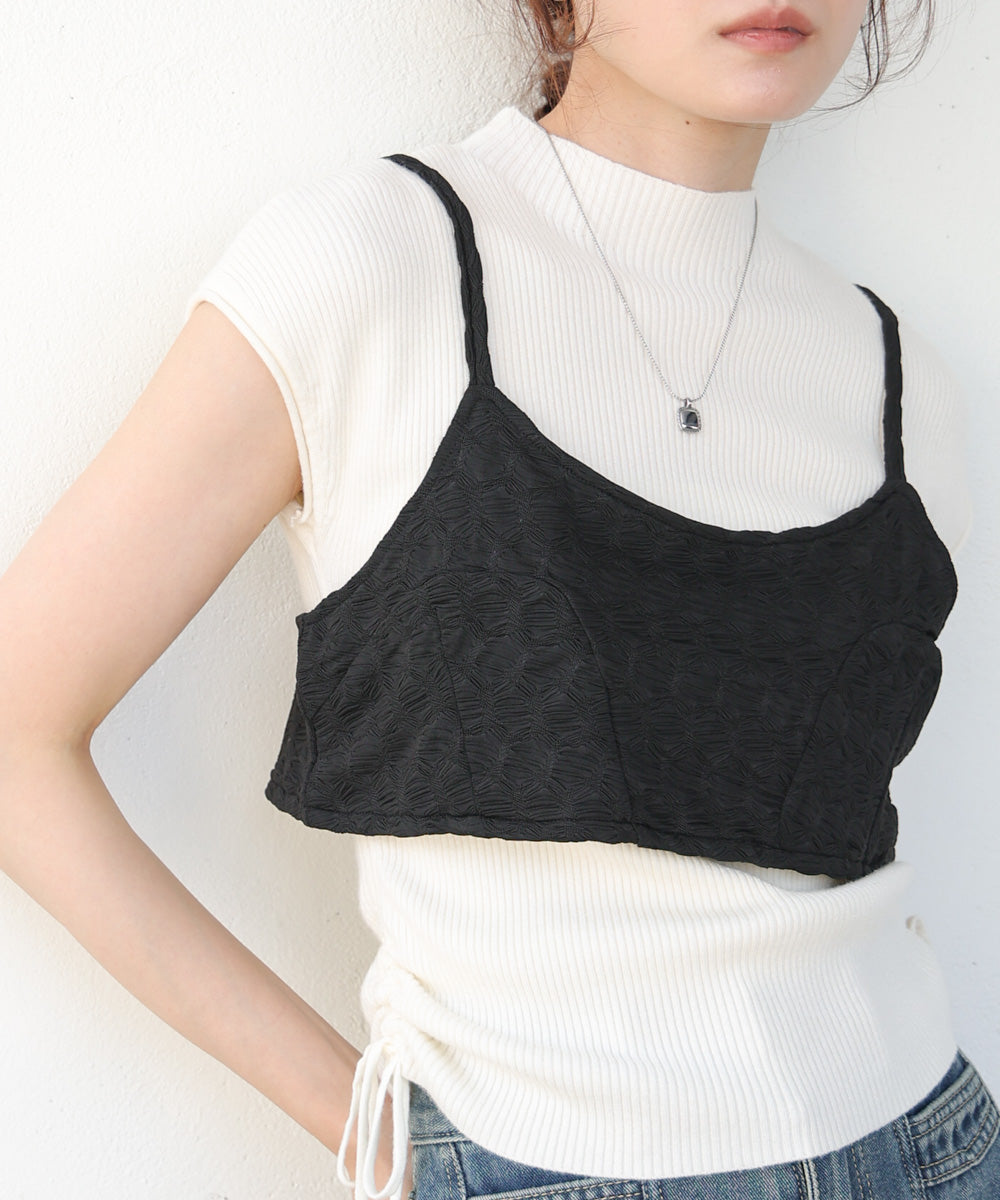 【S・Mサイズ展開】ビスチェセットメローワンピース