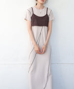 【S・Mサイズ展開】ビスチェセットメローワンピース