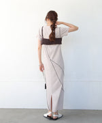 【S・Mサイズ展開】ビスチェセットメローワンピース