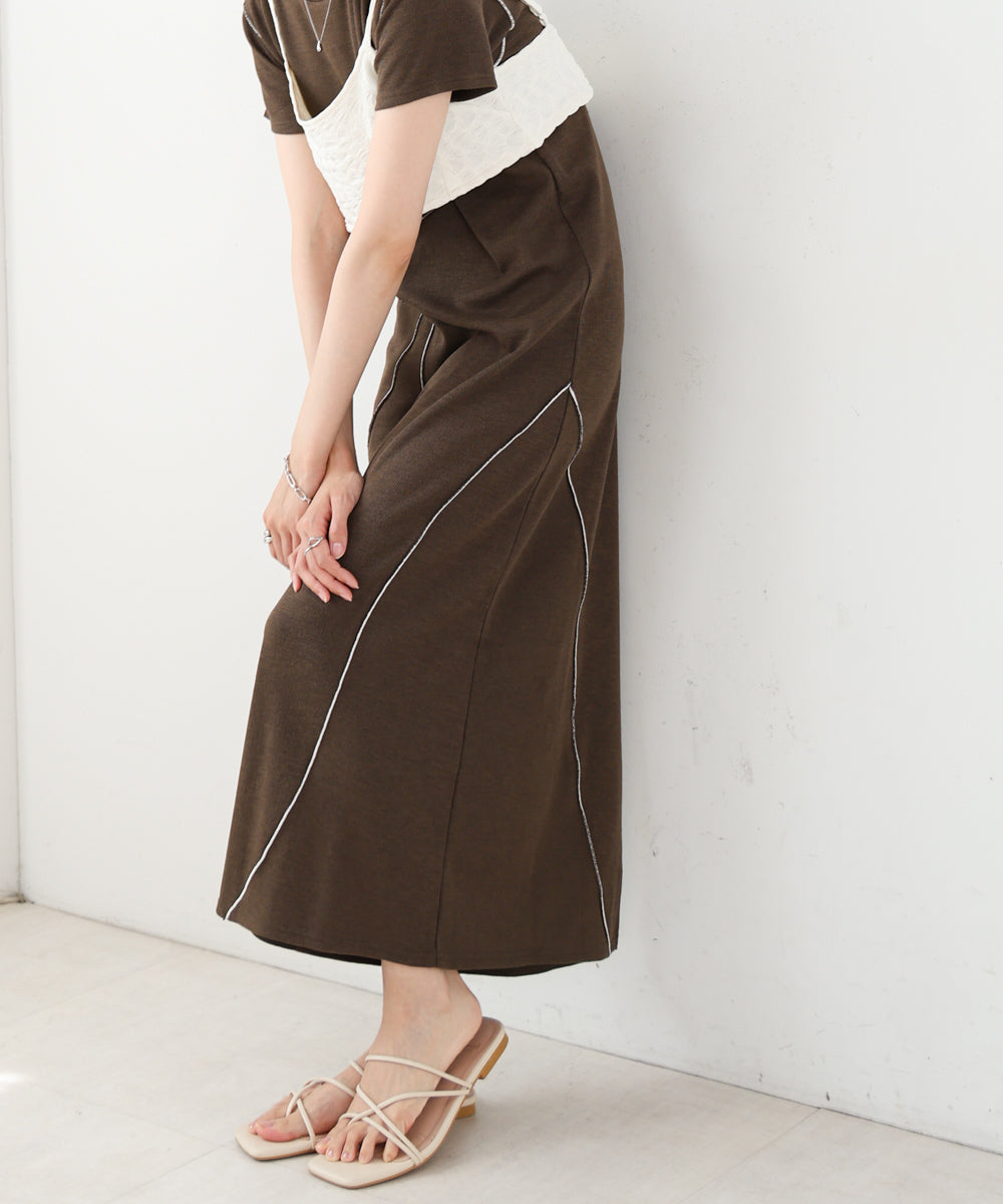 【S・Mサイズ展開】ビスチェセットメローワンピース