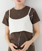 【S・Mサイズ展開】ビスチェセットメローワンピース