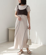 【S・Mサイズ展開】ビスチェセットメローワンピース