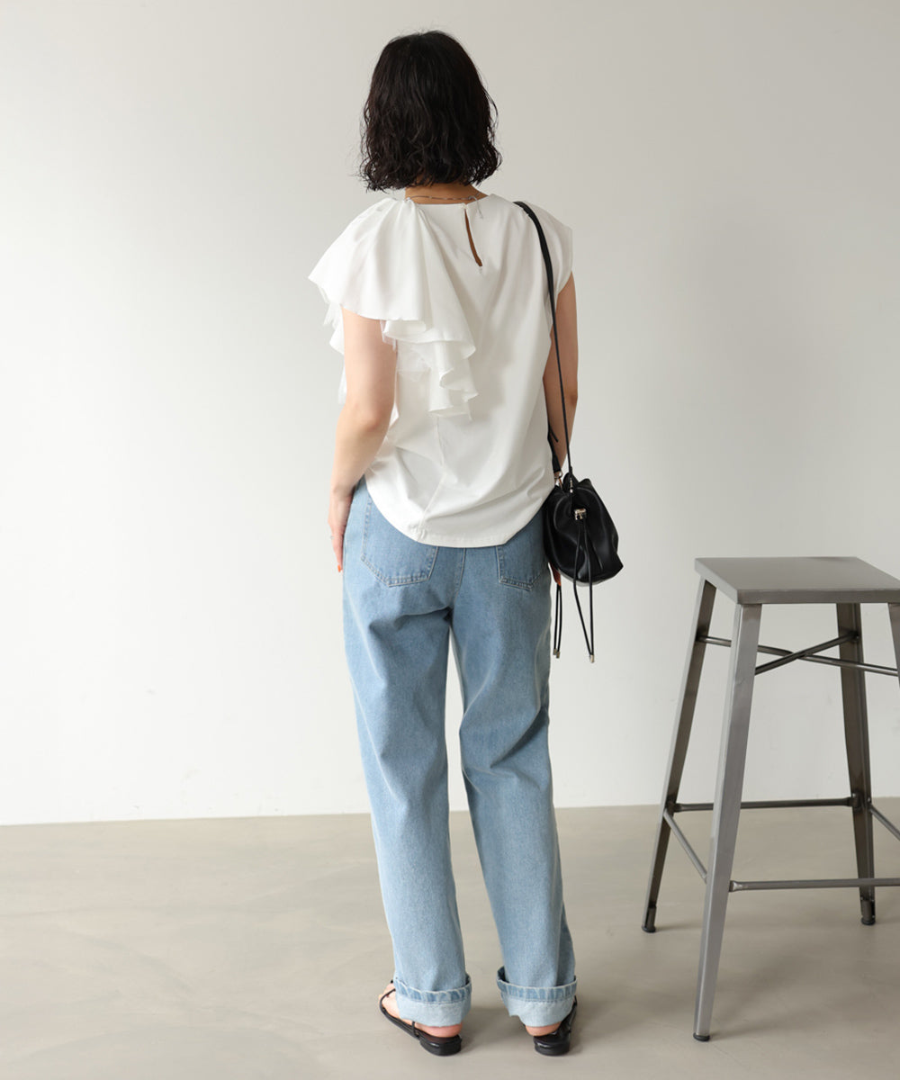 イレヘムラッフルデザインカットソー