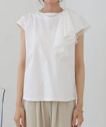 イレヘムラッフルデザインカットソー