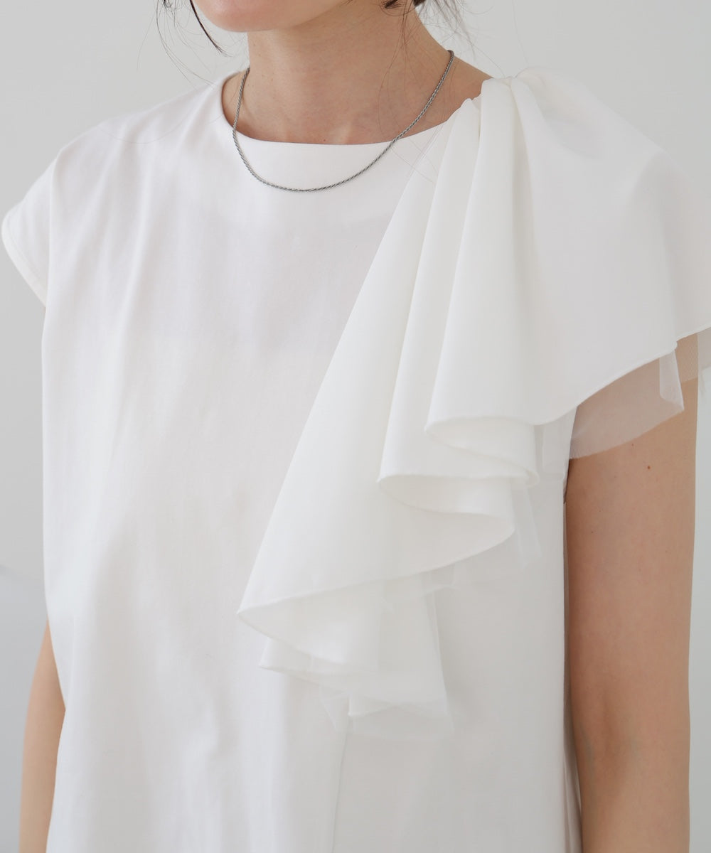 イレヘムラッフルデザインカットソー