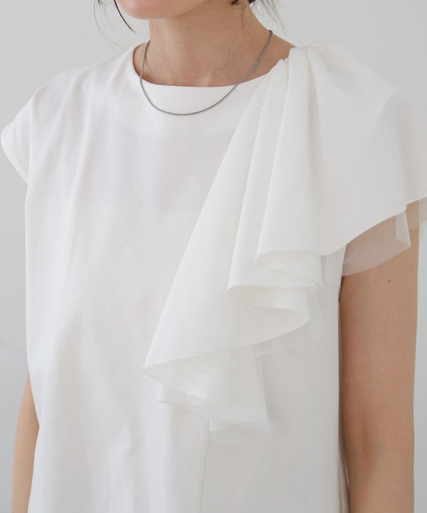 イレヘムラッフルデザインカットソー